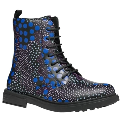 Image of Geox J Eclair Girl D Ankle Boot, Black Royal, 12.5 UK Child