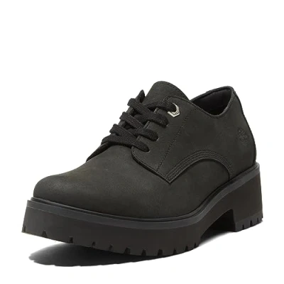 Image of Timberland Women&#039;s Carnaby Cool Oxford Sneaker, Jet Black, 5 UK