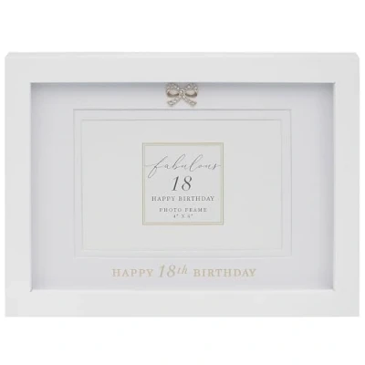 Image of Lesser &amp; Pavey Happy Birthday Photo Frame 6 x 4 For Gift Lovely Picture Frames 6x4 and Anniversary 18th Ideal Special Occasions Madelaine by Hearts Design