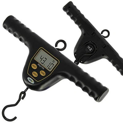 Image of DNA Leisure Digital NGT XPR Carp Coarse Fishing Tackle Weighing Scales 110lb 50kg with Tape &amp; Handles