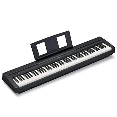 Image of YAMAHA P 45B Digital Piano Light and Portable for Hobbyists Beginners, in Black