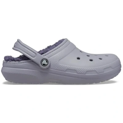 Image of Crocs Classic Lined Clog Mauve Mist/Mauve Mist Size 9 UK Men/ 10 Women