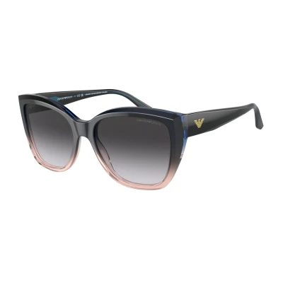 Image of Emporio Armani Sunglasses, Women&#039;s, Size: 55, Gradient blue/orange