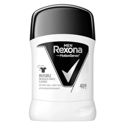 Image of Rexona 50ML Anti Perspirant Stick Invisible Black &amp; White For Men