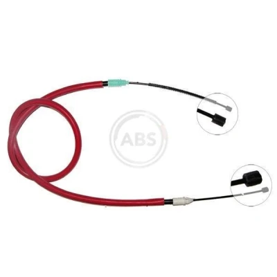 Image of 7700421024 Brake Cable A.B.S. K19625 1456mm Drum for left hand/right hand drive vehicles