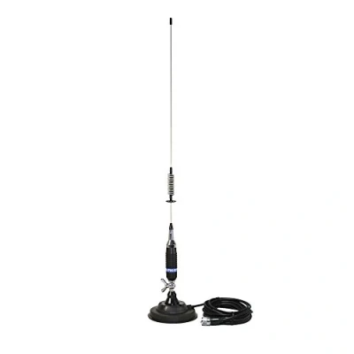 Image of CB Antenna PNI S75 screw type butterfly mount, 125 mm magnetic base included, 76 cm, 4 m RG58 cable included