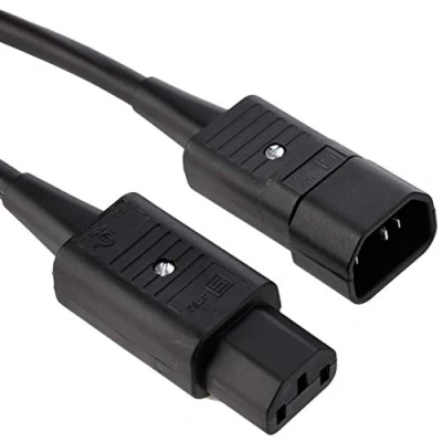 Image of Premium IEC Kettle Extension Lead C13 to C14 Long Flexible Mains Power Cable (10 m)
