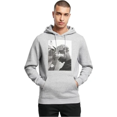 Image of Mister Tee THE World Hoodie, Men&#039;s, Size: Large, Heather grey