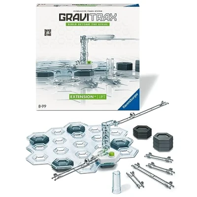 Image of Ravensburger GraviTrax Lift Expansion Pack Add On Extension Accessory Marble Run and Construction Toy For Kids Age 8 Years Up