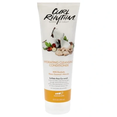 Image of Curl Rhythm Hydrating Cleanser Conditioner Co wash with Shea, Marula, and Coconut Curly Hair Removes Dirt Buildup 295 ml
