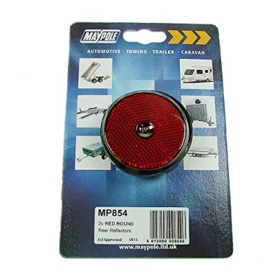 Image of Round Red Reflector