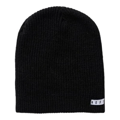 Image of Neff Mens Men s Daily Beanie Black One Size, Black, Size UK