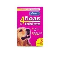 Image of Johnsons 4Fleas Tablets Large Dogs 3 Treatment Pack