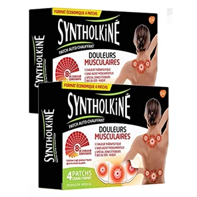 Image of Syntholkine Heating Patches Extended Zones Pack of 2 Boxes 4