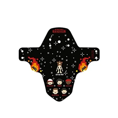 Image of All Mountain Style AMS Front Mudguard Fits 26’’,27.5’’,29’’, Stranger Things 8bit