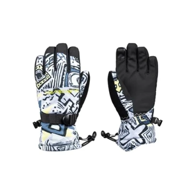 Image of Quiksilver Mission Youth Glove Unisex Gloves for kids, Size: 2 3y, Black