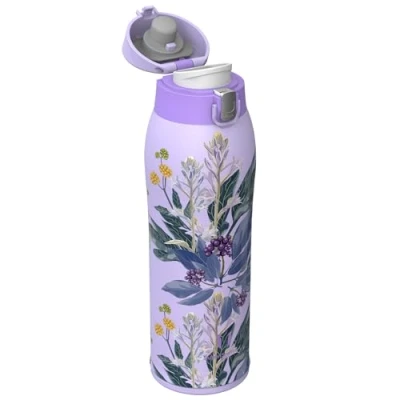Image of Super Sparrow Water Bottle Stainless Steel 18/10 Ultralight Travel Mug 750ml Insulated Metal BPA Free Leakproof Drinks Sports