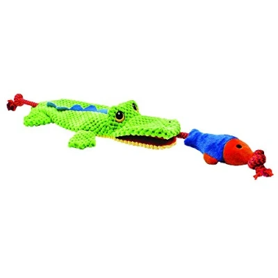 Image of Mad About Pets Cordy Catcher Croc, Plush Dog Toy