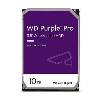 Image of WD Purple Pro 10TB Smart Video 3.5&quot; Internal Hard Drive, AllFrame Technology, 550TB/yr, 256MB Cache, 7200 RPM, 5 Year Warranty