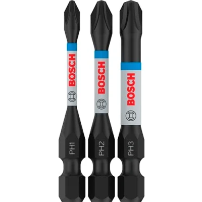 Image of Bosch 3X PRO Phillips Impact Bit (120 x 50 mm, Professional Accessory Screwdriver, Screwdriver)