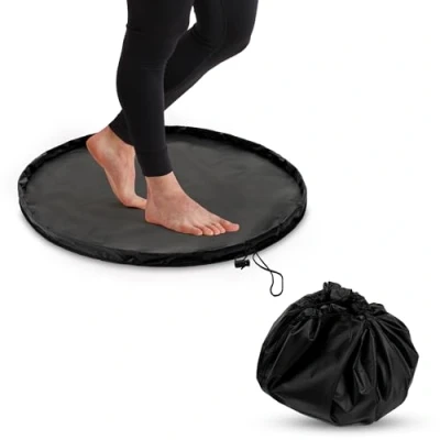 Image of ASAB Foldable Wetsuit Changing Mat 2 in 1 Swimming with Handle Strap Waterproof Change Bag Drawstring Closure Portable for Surfing and Water Sports