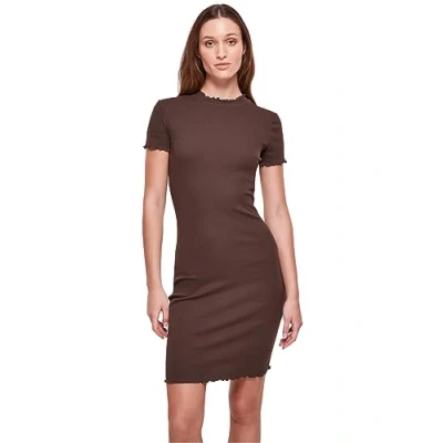 Image of Urban Classics Shift dress, Women&#039;s, Size: XS, Brown