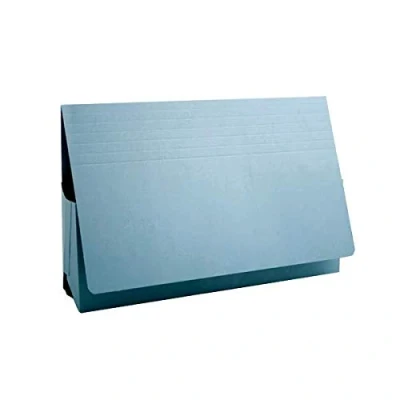 Image of Exacompta Guildhall Probate Document Wallet 315gsm BLUE (Pack of 25) PRW2