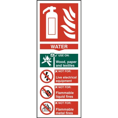 Image of Fire Extinguisher Water Sav Pk 5 82mm X 202mm