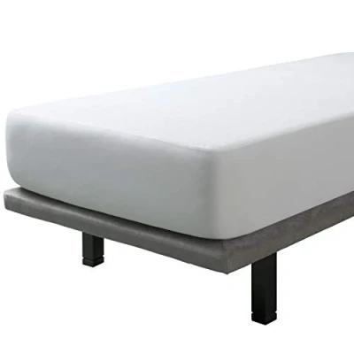 Image of Savel Mattress Cover (180x190/200 cm) Super King Size 100% Terry Towelling Cotton Breathable and Waterproof Protector White