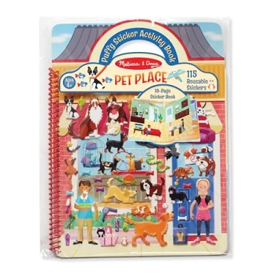 Image of Melissa &amp; Doug Pet Place Puffy Sticker Activity Book