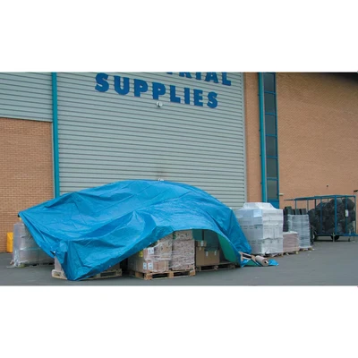 Image of Matlock Heavy Duty Blue Tarpaulin 9.65m Width x 9.85m Length