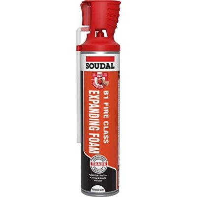 Image of SOUDAL FIRE Rated B1 4HR Expanding Foam Genius Gun 600ML (1)