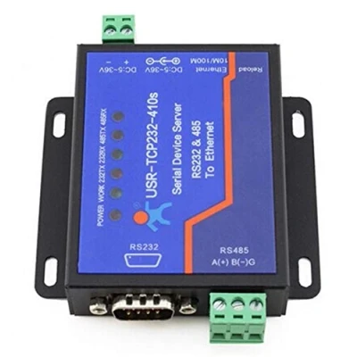 Image of Usr Tcp232 410S RS232 / RS485 Serial to Ethernet Adapter/IP Device Server Converter Support DHCP/DNS