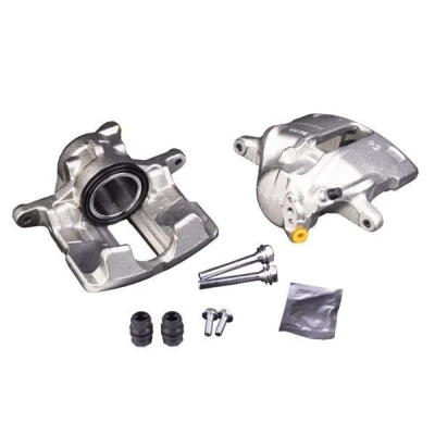 Image of 443615124A, 443615124F, 443615124FV, 443615124FX, 857615124 Brake caliper HELLA 8AN 355 791 181 Grey Cast Iron without holder AUDI: Coupe B3, 90 B3
