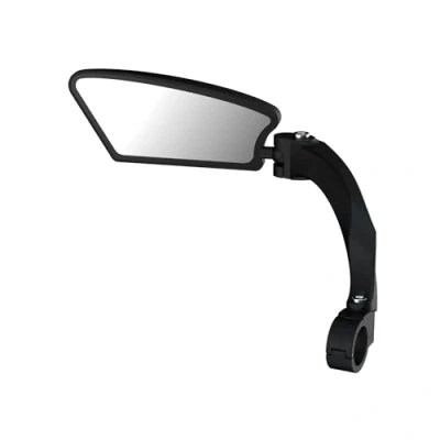 Image of Oxford E Mirror Adjustable Bike Mirror, Left. Electric Black