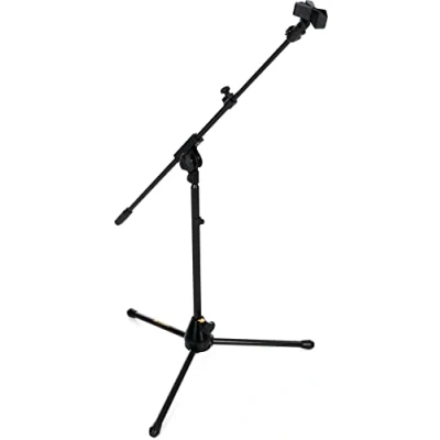Image of Hercules MS540B Low Profile Tripod Microphone Stand with Boom &amp; Mic Clip