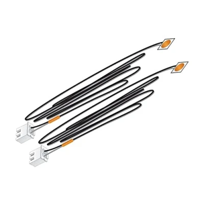 Image of Woodland Scenics JP5736 Just Plug(TM) Lighting System, LED Stick On Lights, 30mA Orange (2) by