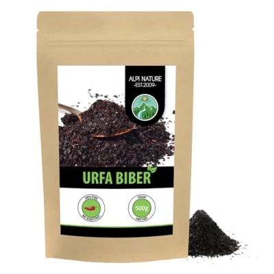 Image of Isot Urfa Biber (500g, 1.1lb), Paprika, 100% natural and without additives, Paprika Flakes Biber, Chili