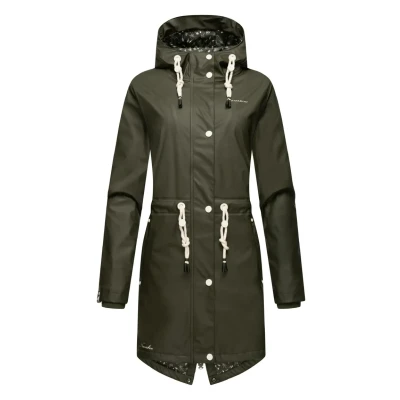 Image of Navahoo Flower OF Ocean Parka, Women&#039;s, Size: XS, Dark olive