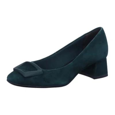 Image of Tamaris Women&#039; 1 22302 41 Pump, Green Suede, 6 UK