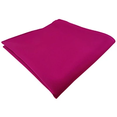 Image of TigerTie Men&#039;s Plain Handkerchief purple magenta One size