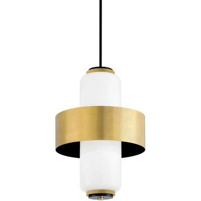 Image of Melrose 4 Light Pendant Vintage Brass