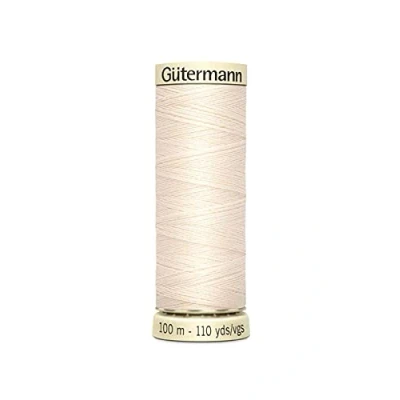Image of Gutermann Sew All Polyester Thread, Porcelain 0802, 100 m