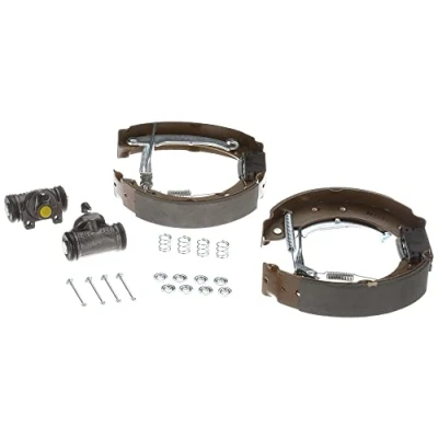 Image of 440A07208R, 7701205722, 7701206971 brake Set, drum brakes VALEO 554725 Rear Axle with wheel cylinder RENAULT: CLIO 2