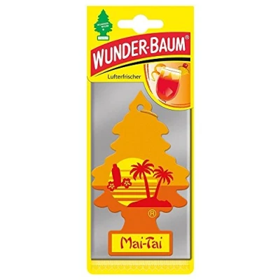 Image of Little Trees Air Freshener Tree MTR0063 Mai Tai Fragrance For Car Home Boat Caravan Single Pack