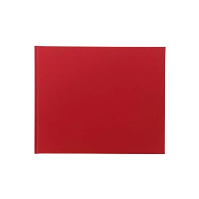 Image of Letts Icon Quarto Landscape Occasions/Guest Book red