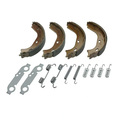 Image of 1234200120, 1264200120, A1234200120, A1264200120 Handbrake Shoes MEYLE 014 042 0102 Rear Axle ORIGINAL Quality with spring