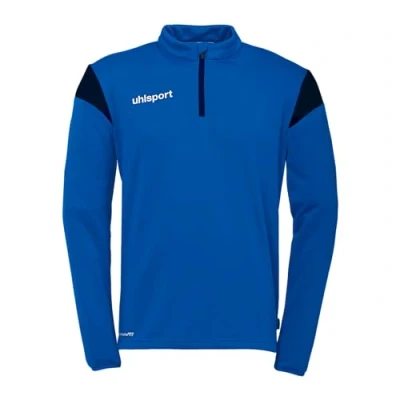 Image of uhlsport Squad 27 1/4 Zip Top, Unisex Pullover Sweater, azurblau/marine,