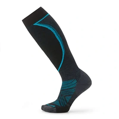 Image of Smartwool Womens Ski Targeted Cushion OTC Socks, CHARCOAL, S EU