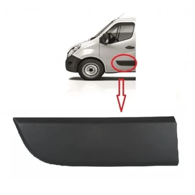 Image of Front Door Left Side Moulding Strip Trim Panel for Master III, Movano B, NV400 2011 2020 OE : 808210166R